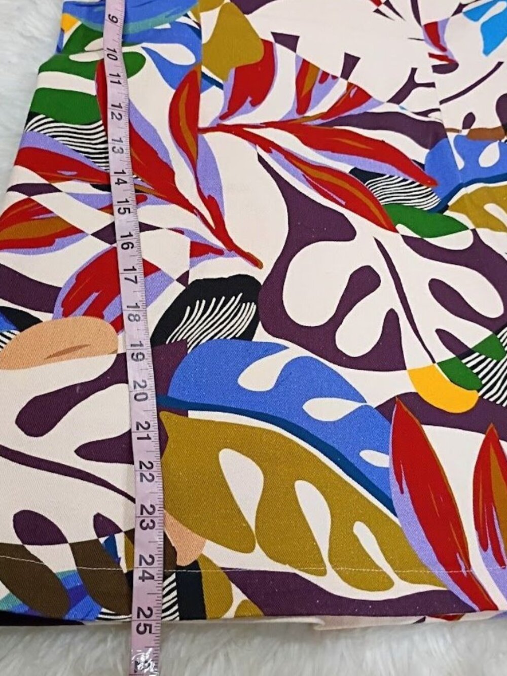 Avec Les Filles Size 12 Multicolored Sleeveless Mini Dress Resort Brunch Design - Picture 9 of 9